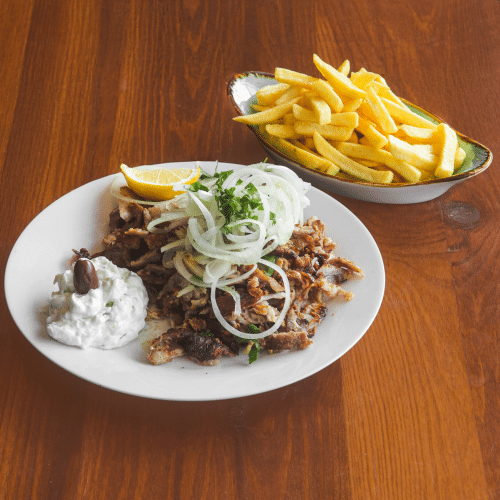 Gyros Teller komplet