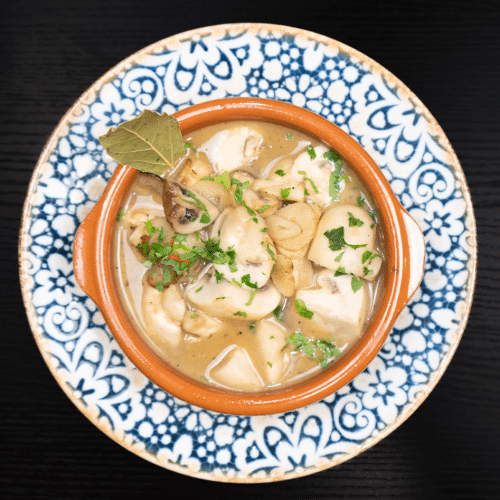 Champinones al Ajillo (vegan)