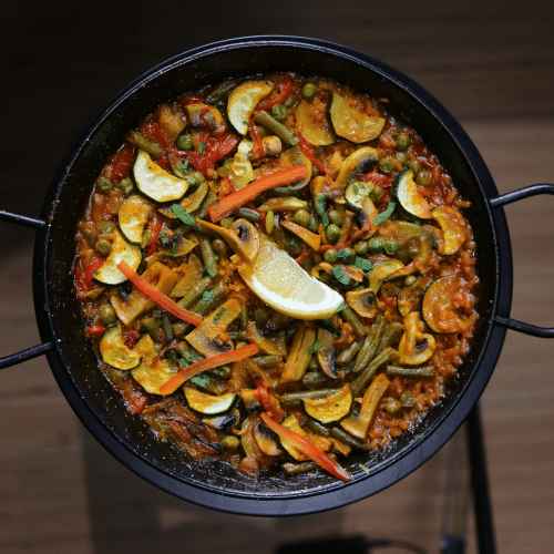 Paella con Verduras (vegan)