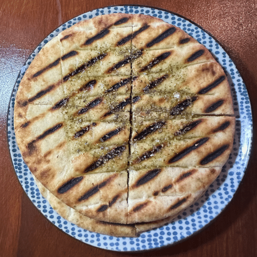 Pita mit Knoblauch
