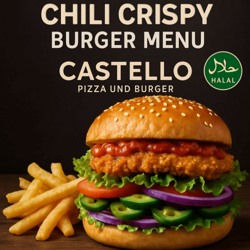 Chili Crispy Burger Menü