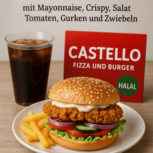 Hähnchen Burger Menü