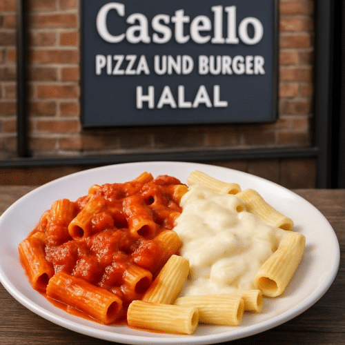 Rigatoni Rot Weiß