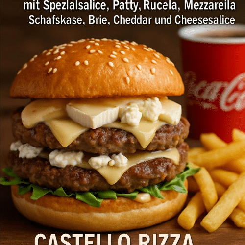 Triple Cheese Burger Menü