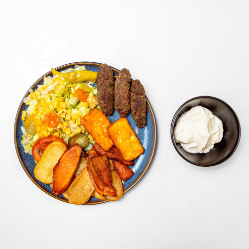 Kofta-Halloumi Teller