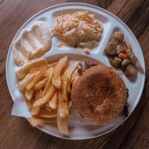 Hamburger Hähnchen Menü