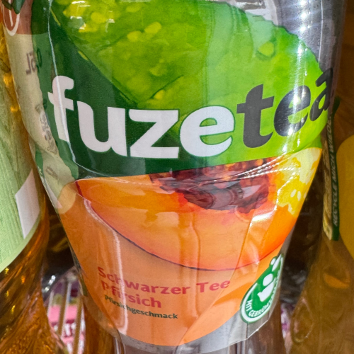 Fuzetea Schwarzer Tee Pfirsich 0,4l (EINWEG)