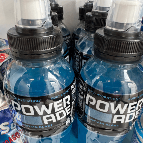 Powerade Blau Flasche 0,5l (EINWEG)