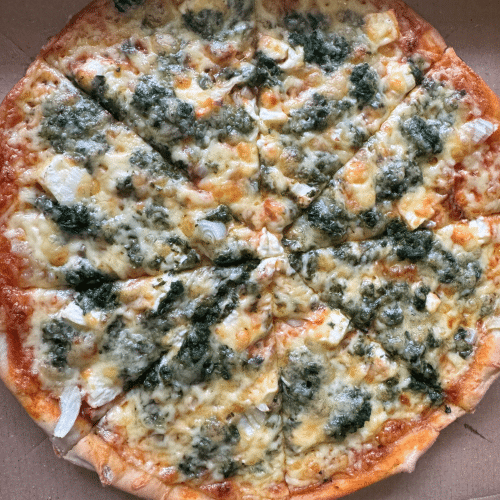 Pizza Spinat  24 cm   --- N E U ---