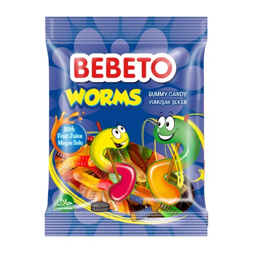 Bebeto worms 80g
