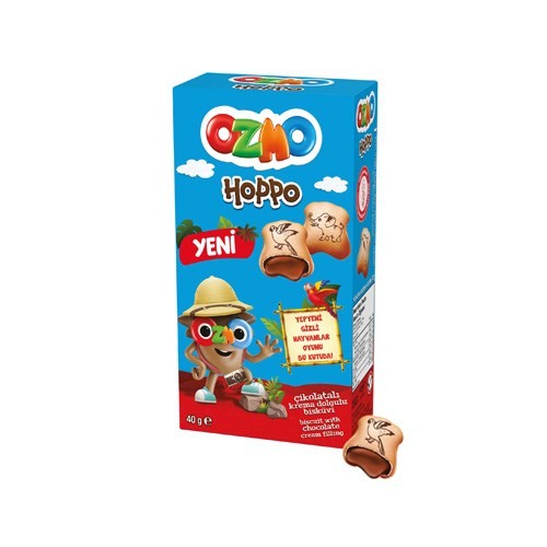 Ozmo Hoppo Schokoladen Biscuits 40g