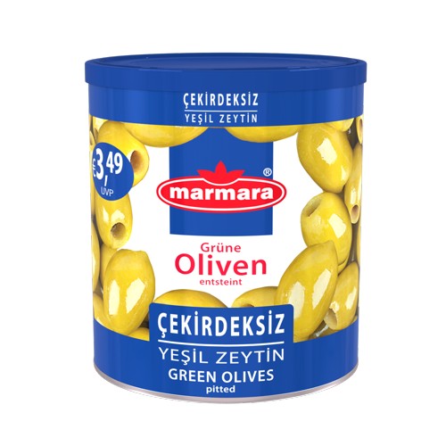 Marmama Grüne Oliven Entsteint 400g