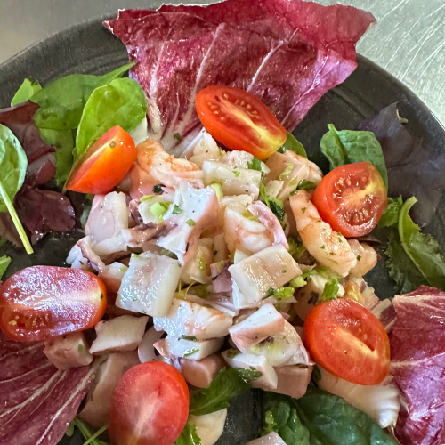 Meeresfrüchte Salat