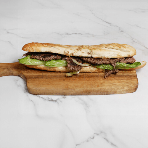 Hackfleisch Baguette