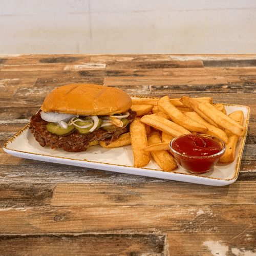 Veggienator Burger Menü (vegan)