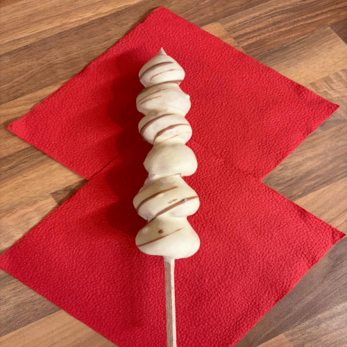 Erdbeer-Spieß Weiß 180g