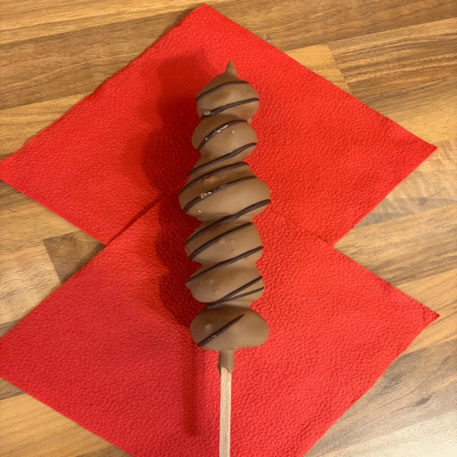 Erdbeer-Spieß Vollmilchschokolade 180g