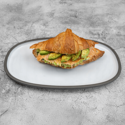 Lachs-Croissant