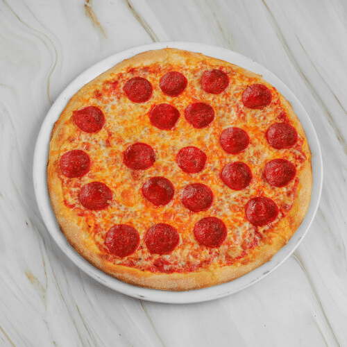 Pizza Peperoniwurst (pikant)