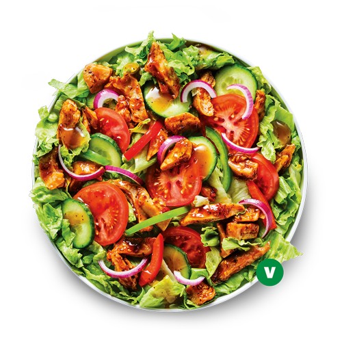 Plant-based Chicken Teriyaki Salad