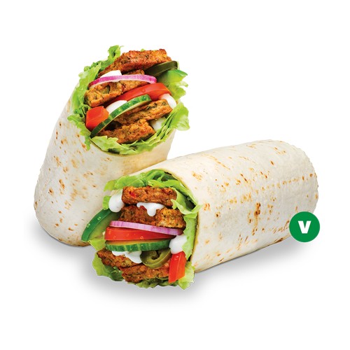 Spicy Vegan Patty Wrap