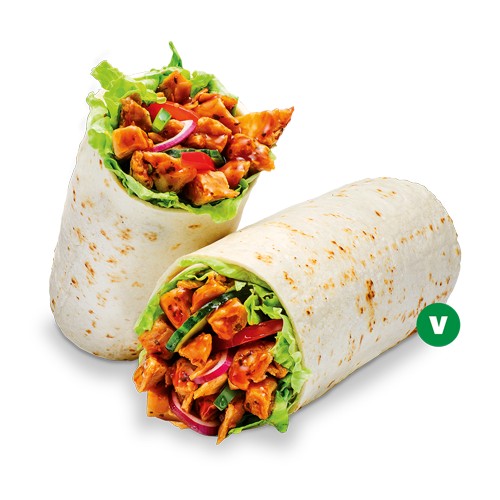 Plant-based Chicken Teriyaki Wrap