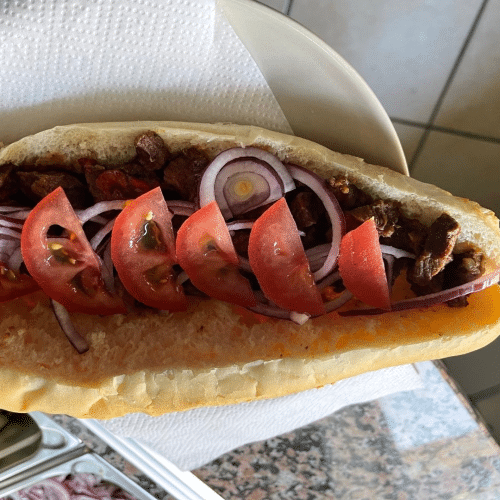 Kavurma mit Tomaten Türkisches Fleischgericht