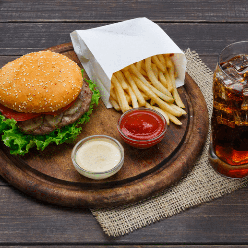 Premium Burger-Menü