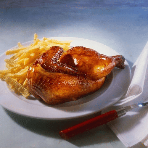 Halbes Hähnchen Teller