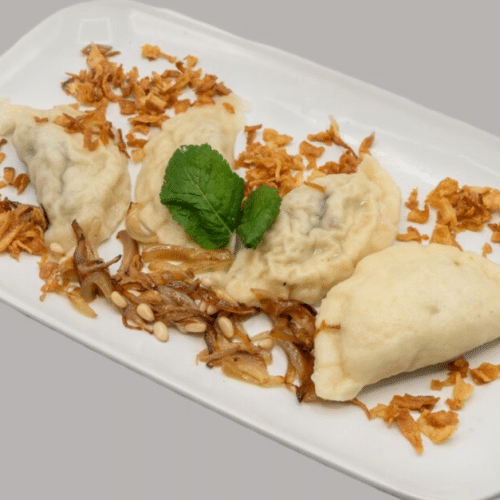Pierogi gefüllt mit Rindfleisch