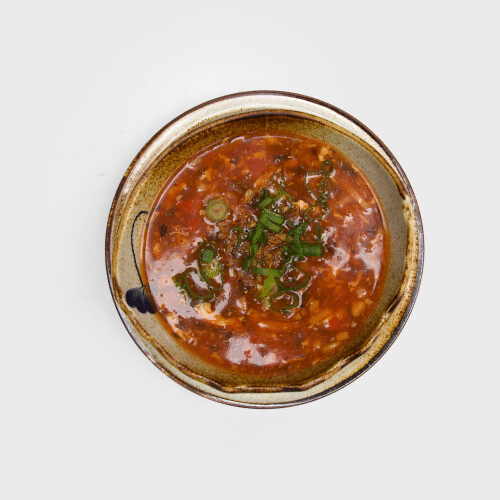 Sauer-Scharf-Suppe (leicht scharf)