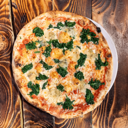 Pizza Espinaci Hombre (vegetarisch)