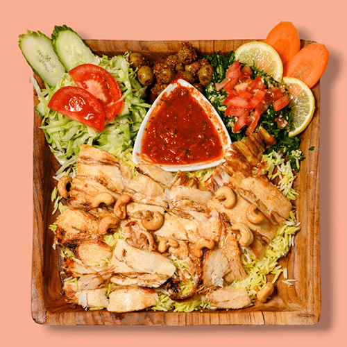 Shawarma mit Reis