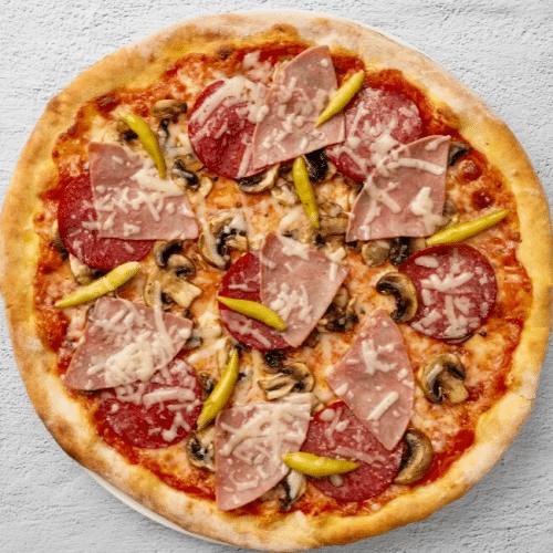 Pizza Mista (scharf)