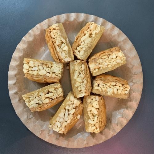 Baklava Asieh 200g mit Cashewnüssen بقلاوة اساية مع كاجوا