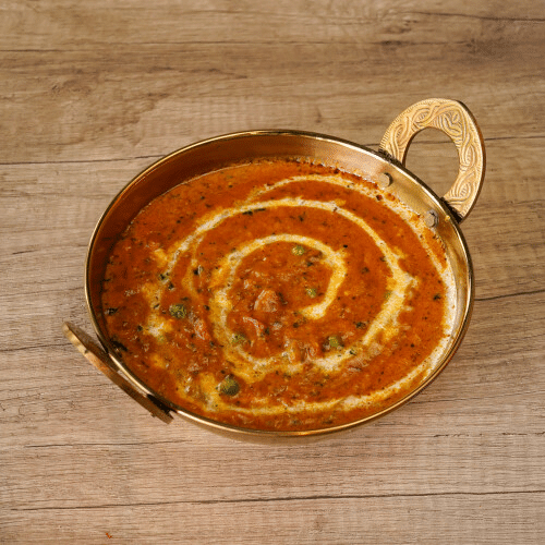 Matar Paneer (vegetarisch, pikant)