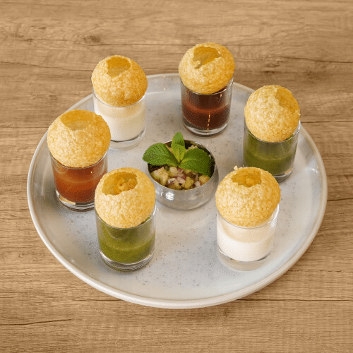 Flames Special Pani Poori (6 Stück, vegan)