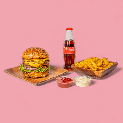 Bosse Burger - Menü (scharf)