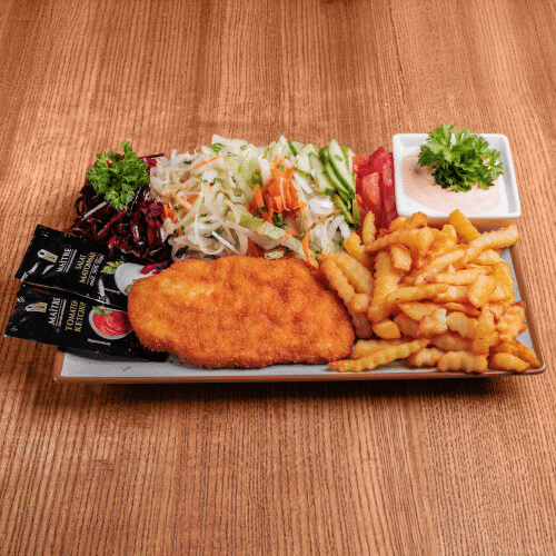 Schnitzel Teller