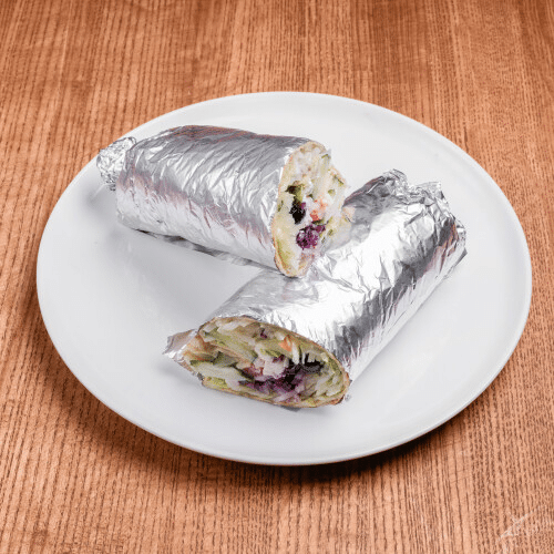 Vegetarischer Dürüm Falafel
