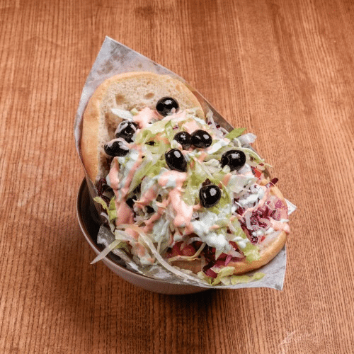 Vegetarischer Döner Käse