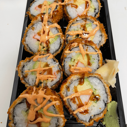 Crunchy Roll mit Surimi
