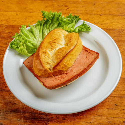 Leberkäse Brötchen