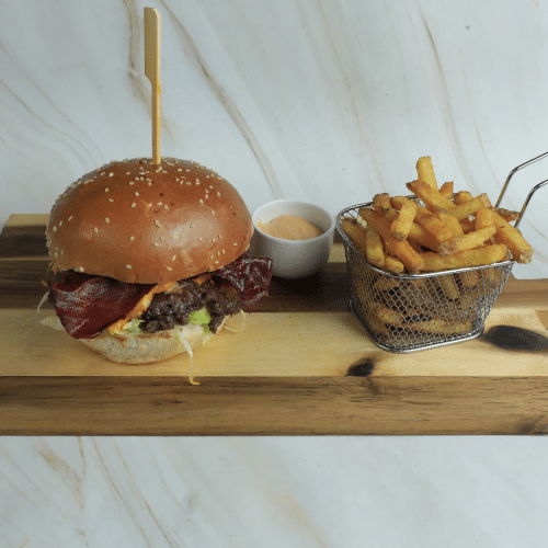 Pastrami Smash Menü