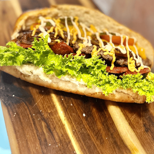 Zweierlei Beef Baguette