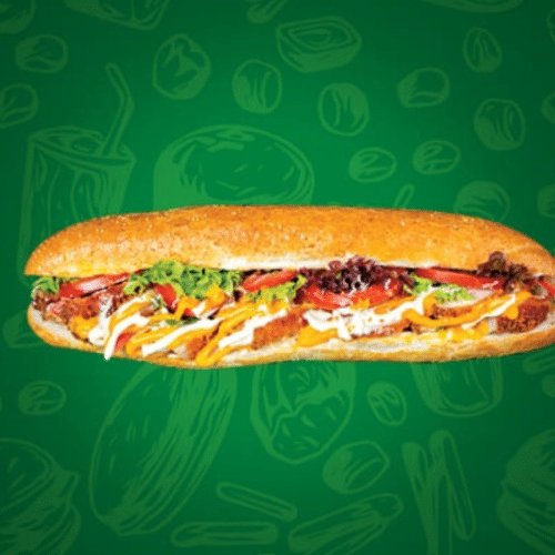 Crispy Chicken Fingers Baguette