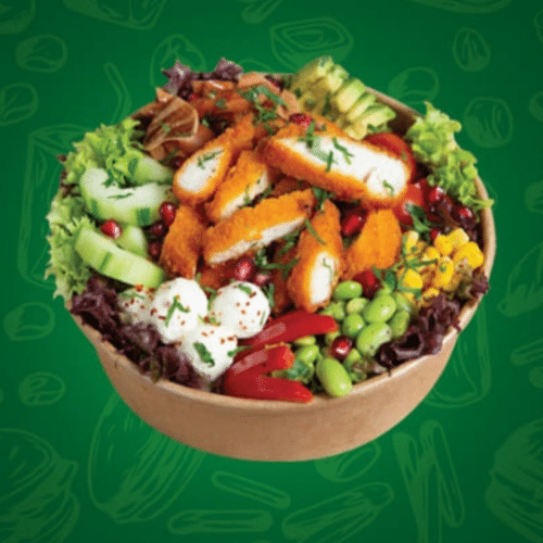 Crispy Chicken Salat Bowl