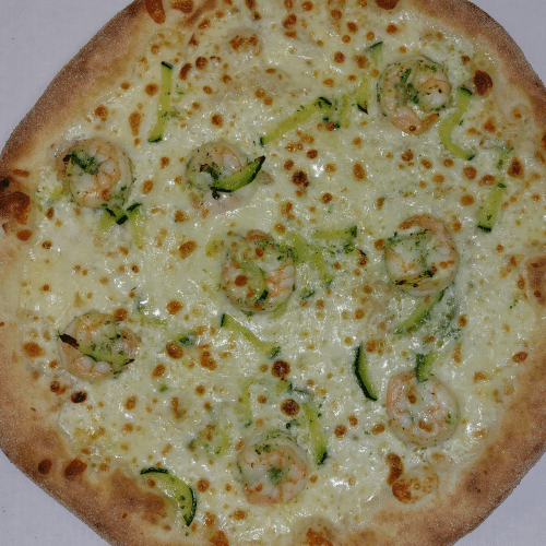Pizza Gamberi e Zucchini