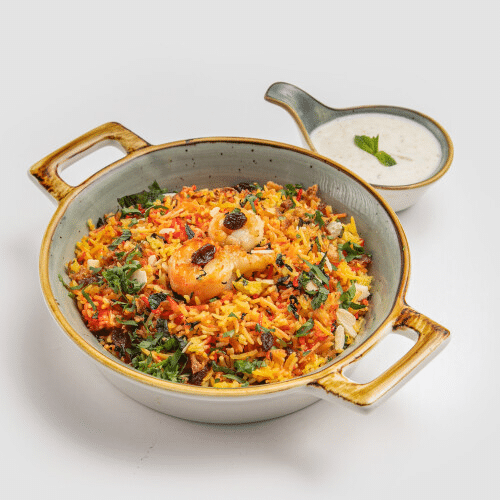 Jheenga Biryani