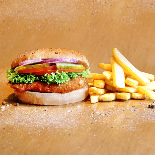 Henpoint's Chickenburger Menü